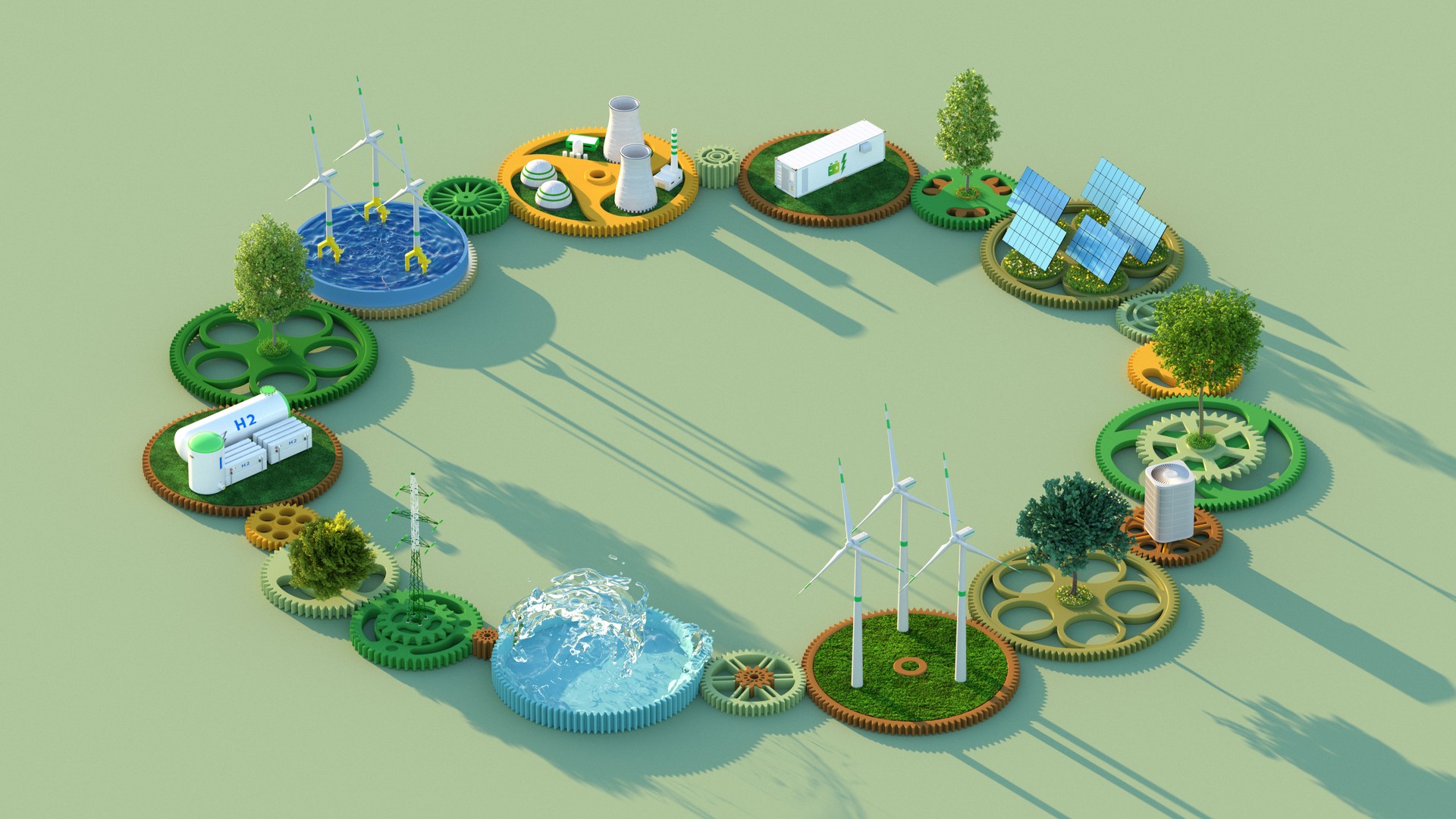 Sustainable energy complete grid